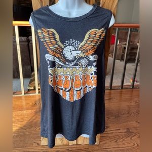 Size medium Free Bird oversized graphic tank
